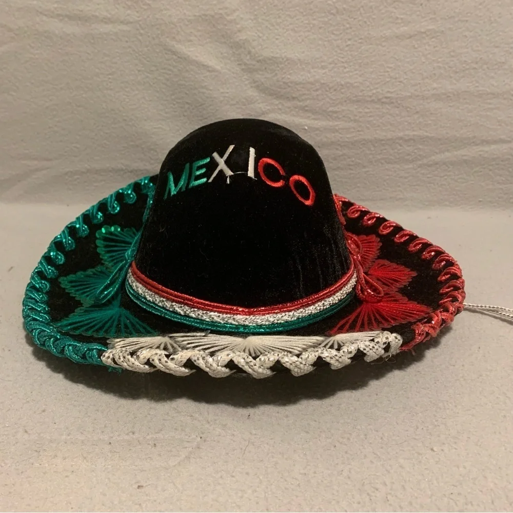 Mexican Kids Mariachi Hat Tricolor Sombrero